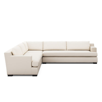 Vondra 131" 3 Piece Modular Sectional - Crypton Nomad Marshmallow