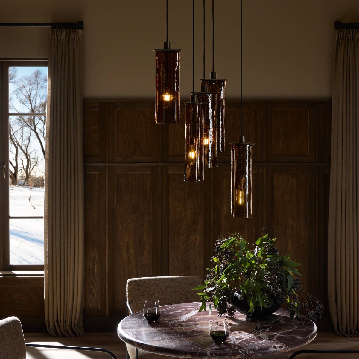 Palmer 22" Chandelier - Dusty Iron