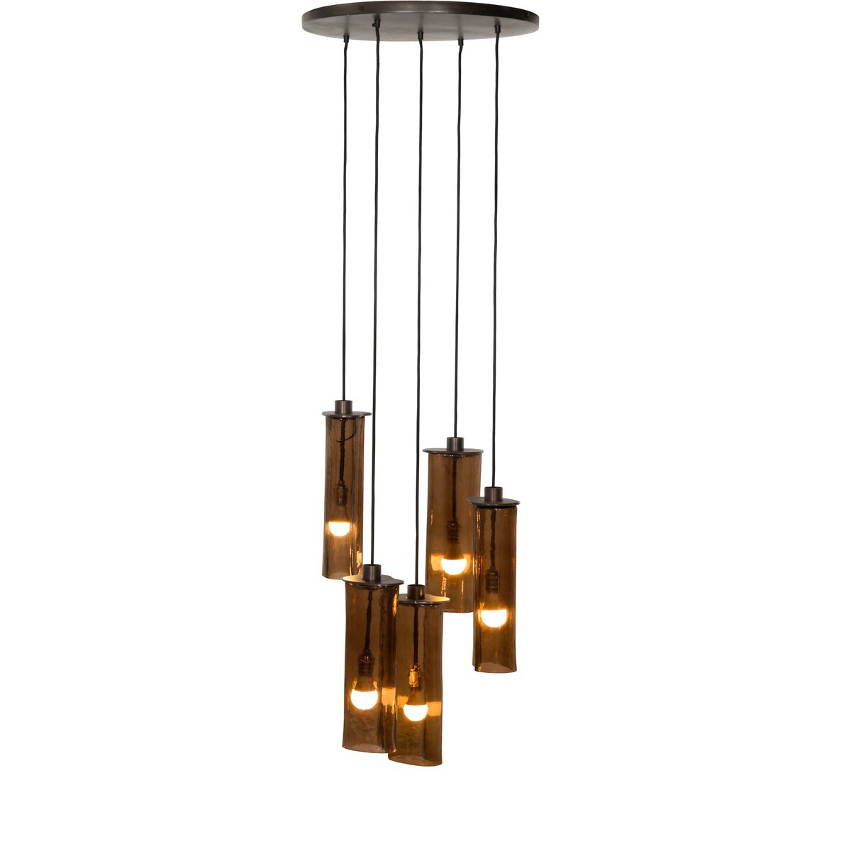 Palmer 22" Chandelier - Dusty Iron