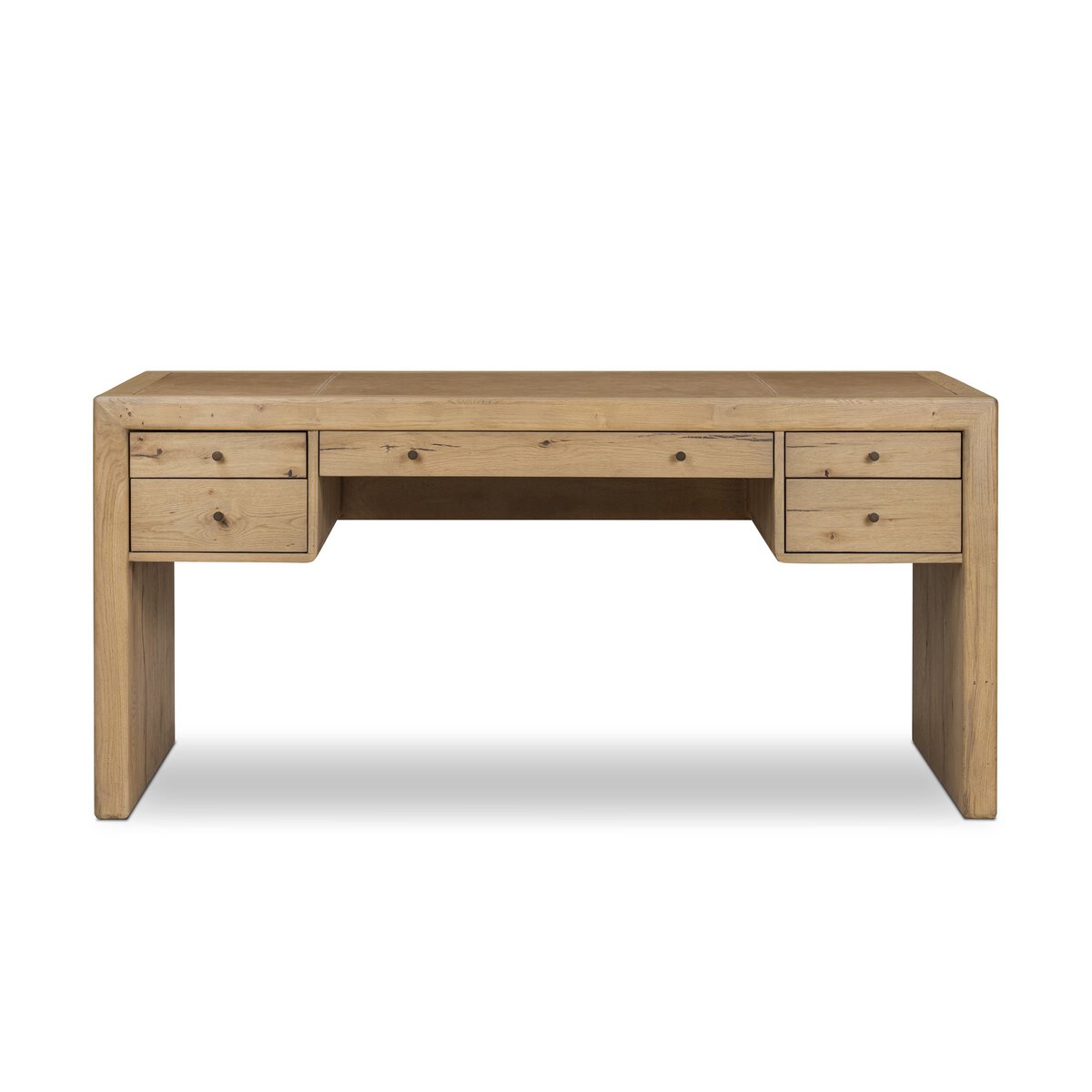 Nino 65" Desk - Aged Natural Oak