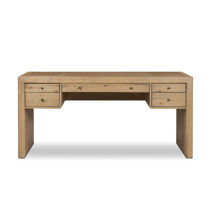 Nino 65" Desk - Aged Natural Oak
