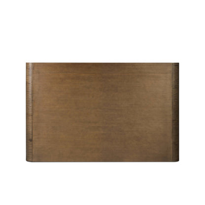 Lorcan 83" King Bed - Solid Oak + Blamont Cream