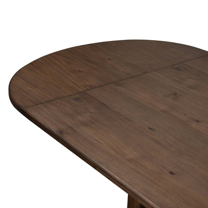 Colin 84" - 110" Oval Extension Dining Table - Weathered Acacia