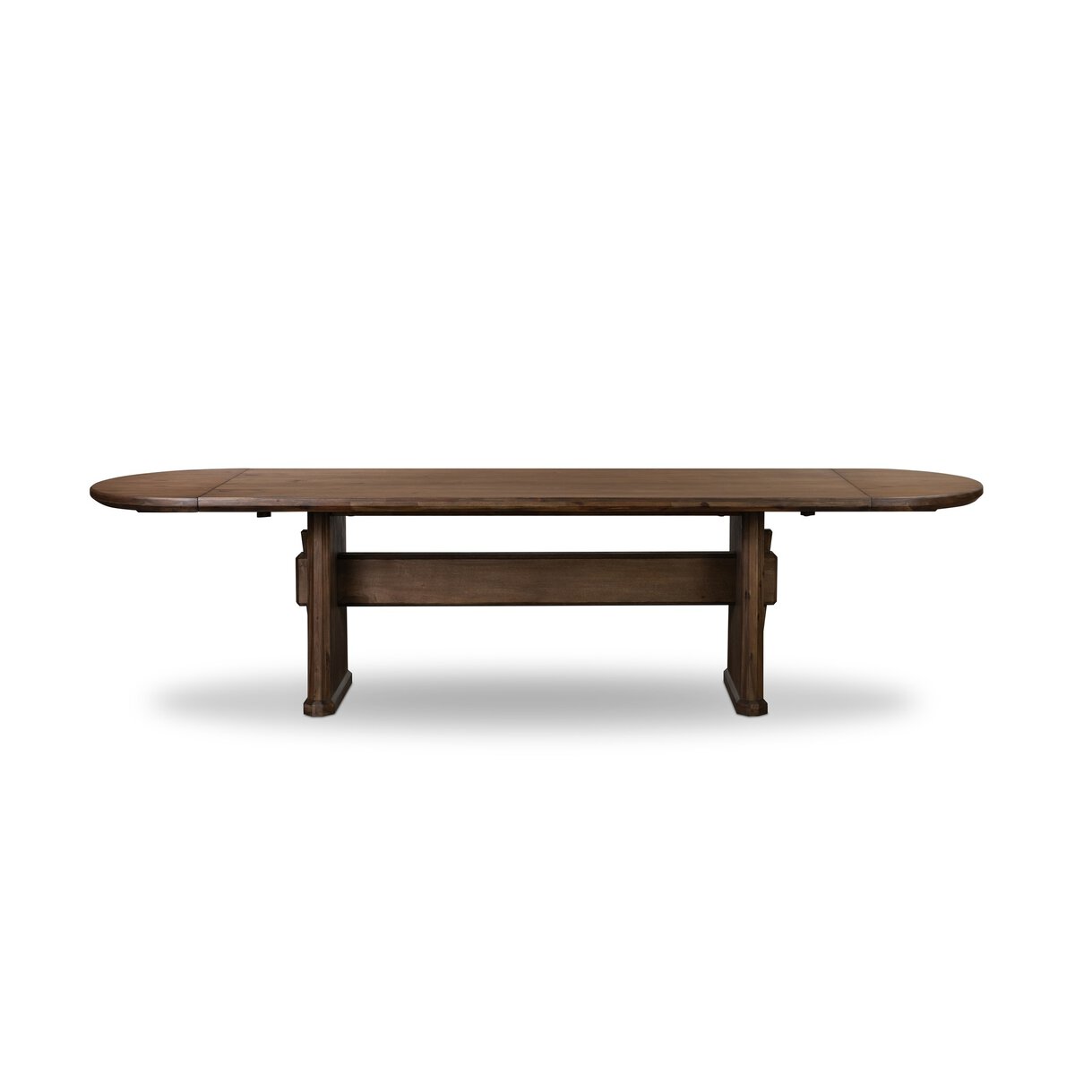 Colin 84" - 110" Oval Extension Dining Table - Weathered Acacia