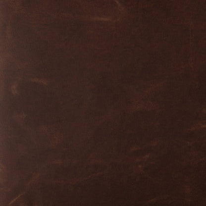 Leanne 33" Top Grain Leather Occasional Chair - Raleigh Cigar