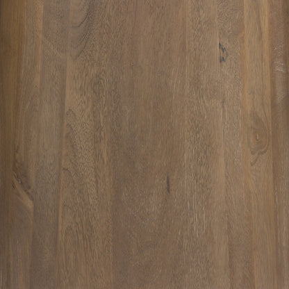 Farren 55" Round Dining Table - Light Beige Travertine