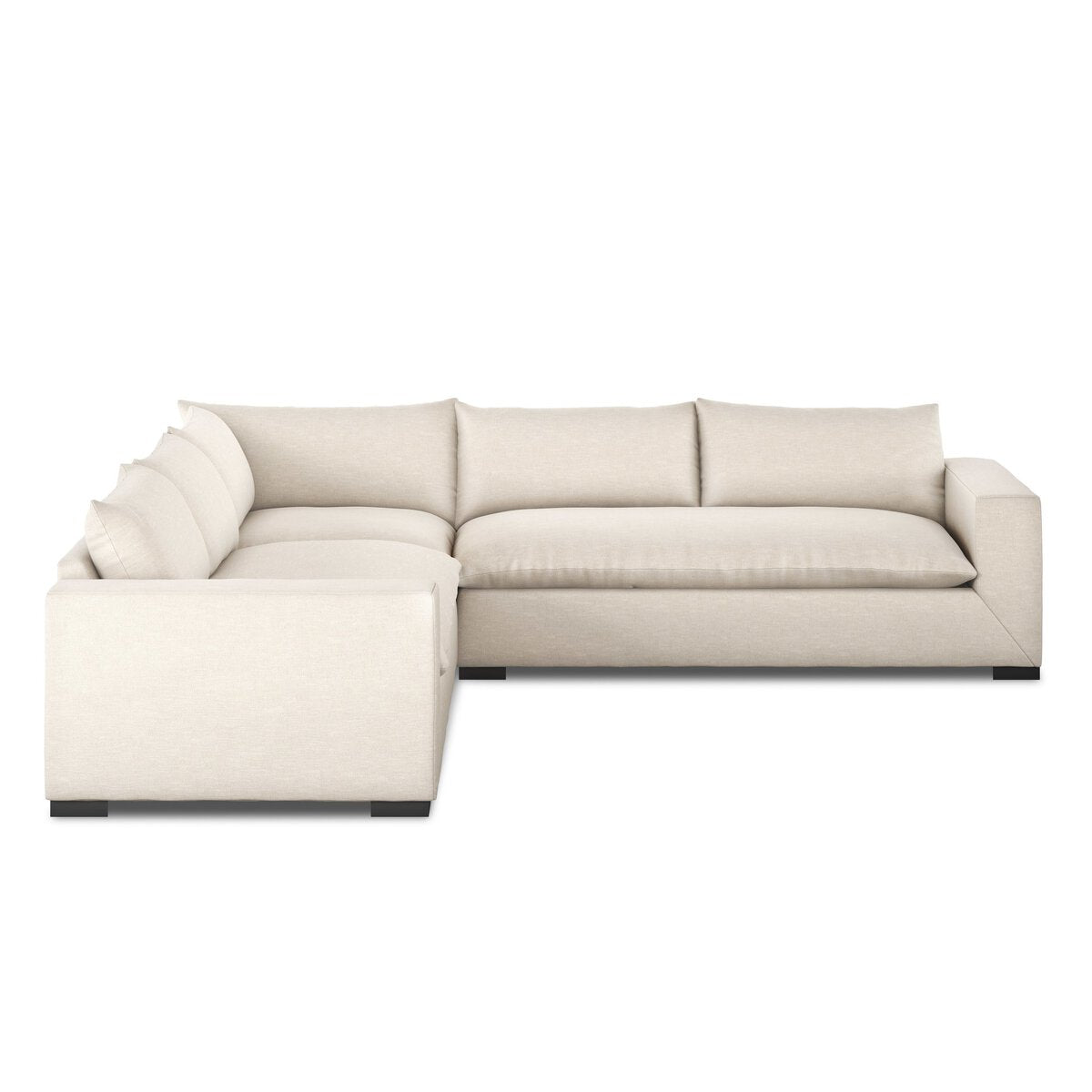 Orion 114" 3 Piece Modular Sectional - Ashby Oatmeal