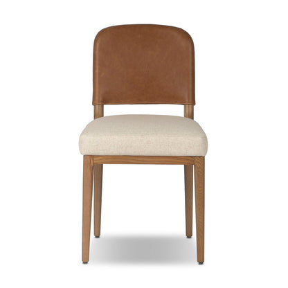 River 19" Top Grain Leather Dining Chair - Antwerp Natural