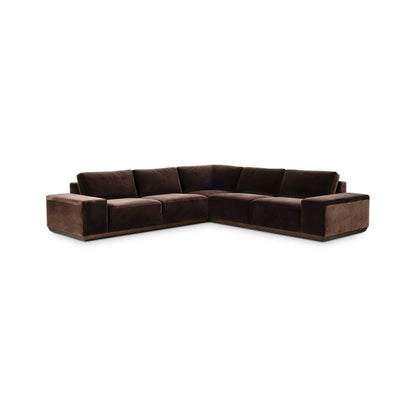 Jones 117" 3 Piece Modular Sectional - Surrey Cocoa