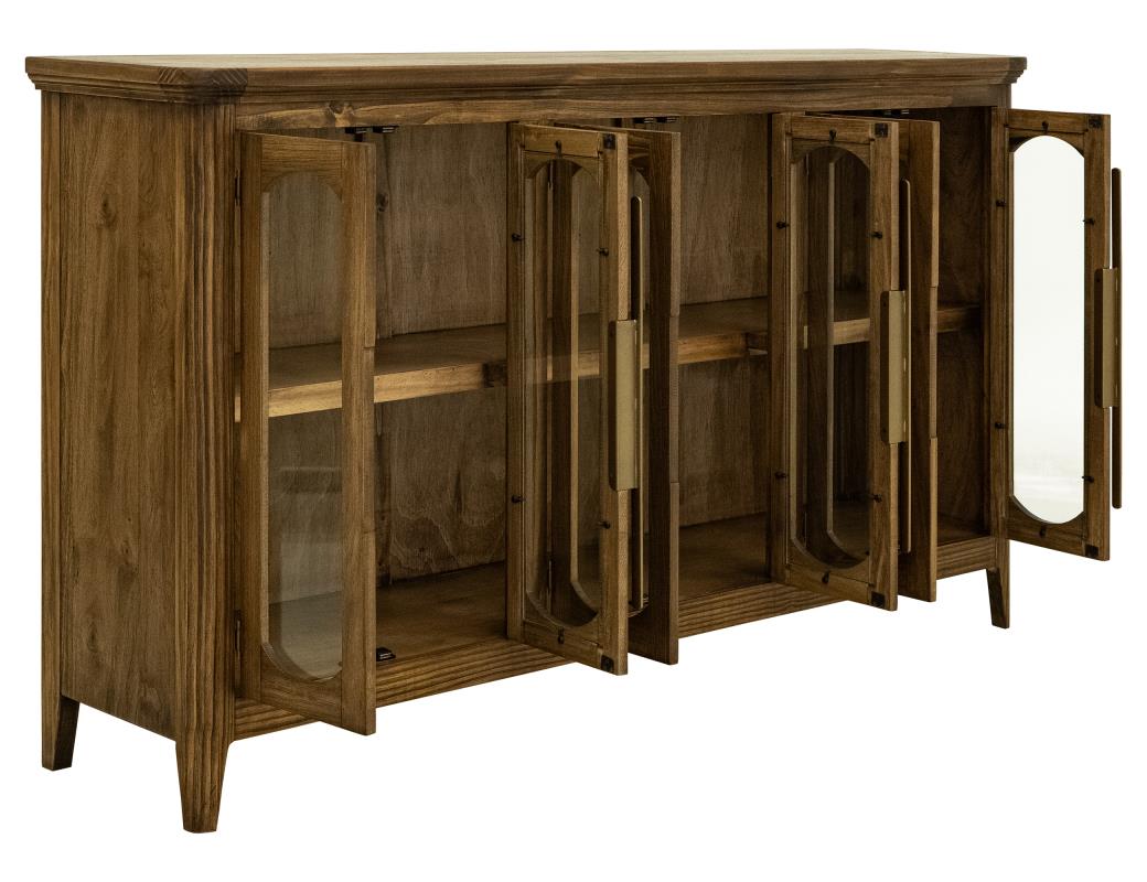 Claire 71" 6 Door Sideboard - Earth