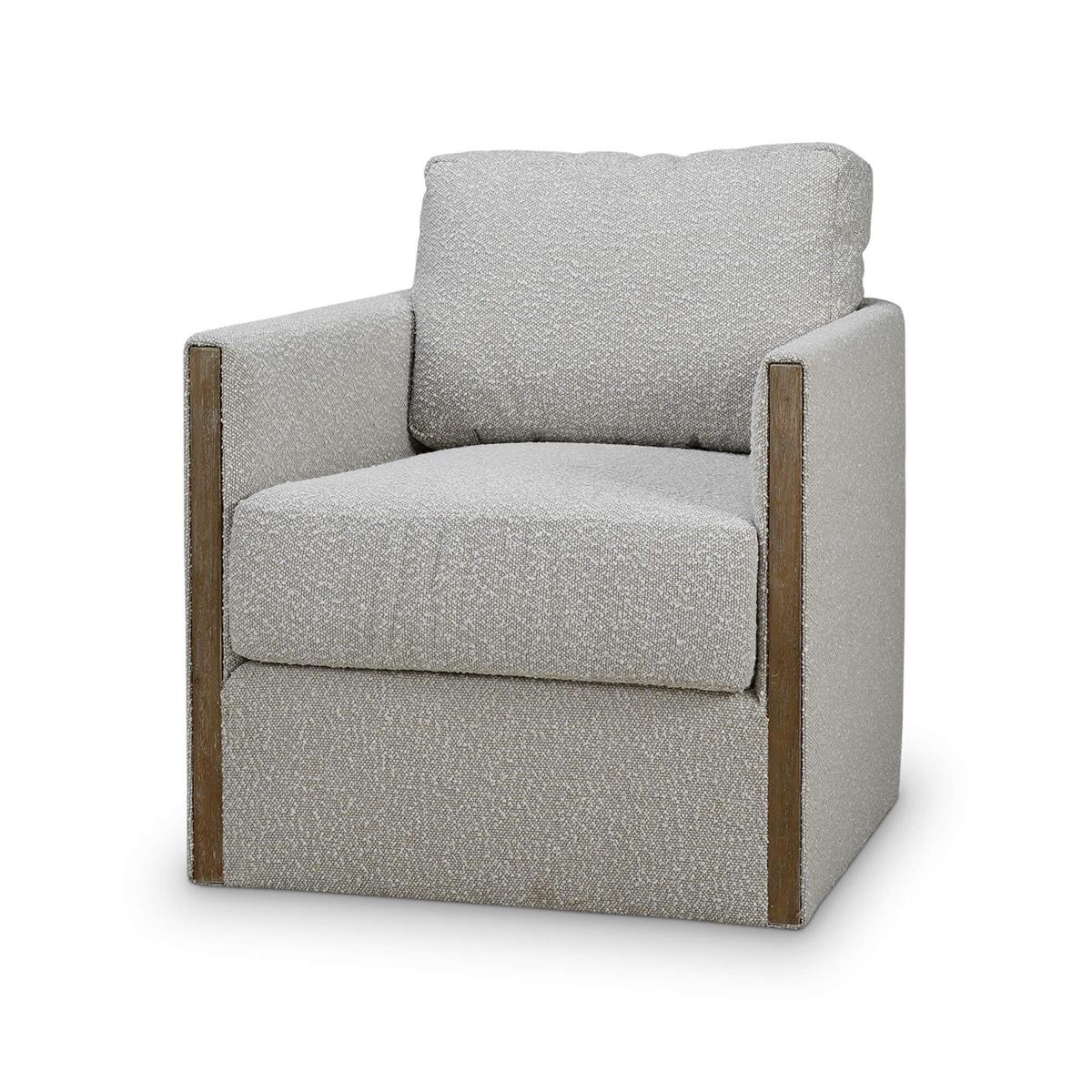 Drew 32" Swivel Chair - Boucle Sand
