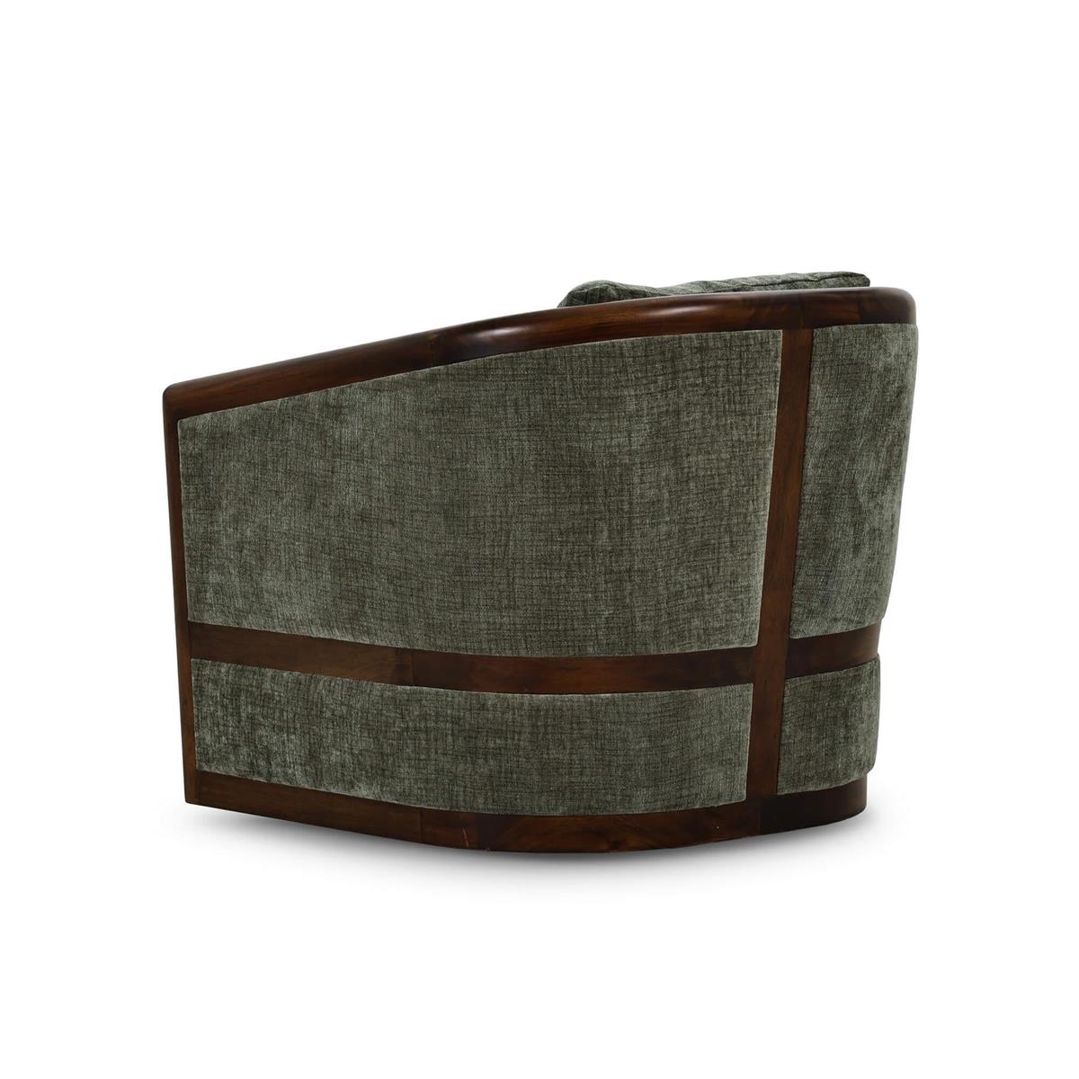 Albans 30" Swivel Chair - Thames Moss Green