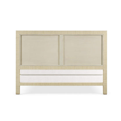 Hadley 64" Mahogany Queen Bed - Rattan