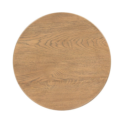 Rena 22" Round End Table - Khaki Mist