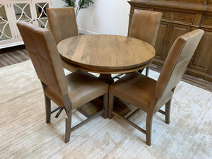 Malcolm 42" Acacia Round Dining Table - Natural