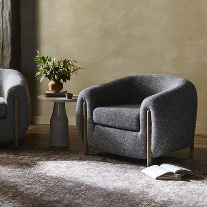 Lyla 38" Tub Chair - Performance Capri Ebony