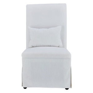 Mandy Slipcovered Side Chair - Washable White