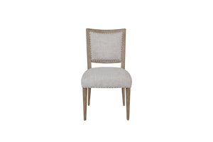 Marissa Upholstered Dining Chair - Almond + Driftwood