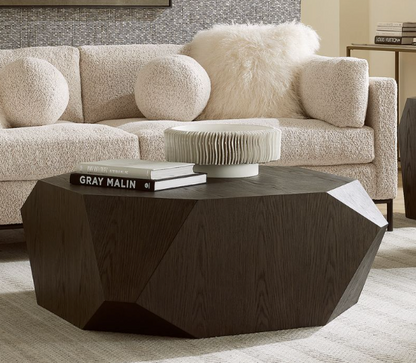 Eden 40" Coffee Table - Dark Cinder