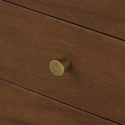 Eliana 32" 3 Drawer Nightstand - Saddle Tan