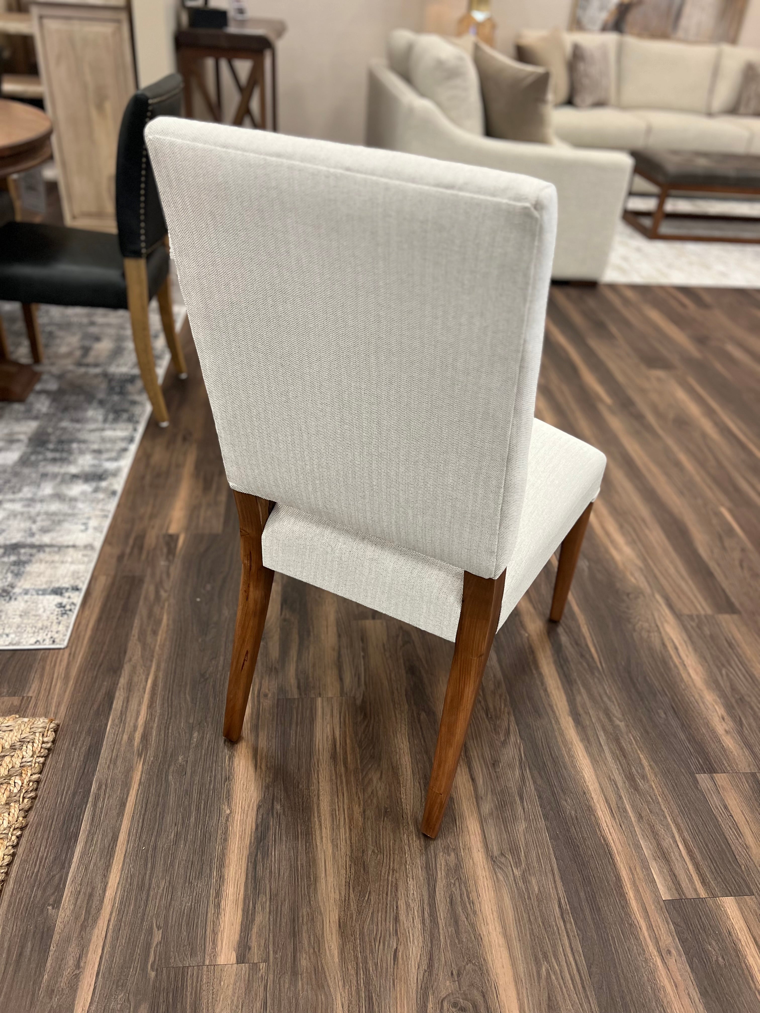 Willis Dining Chair -  Performance Ecru + Natural