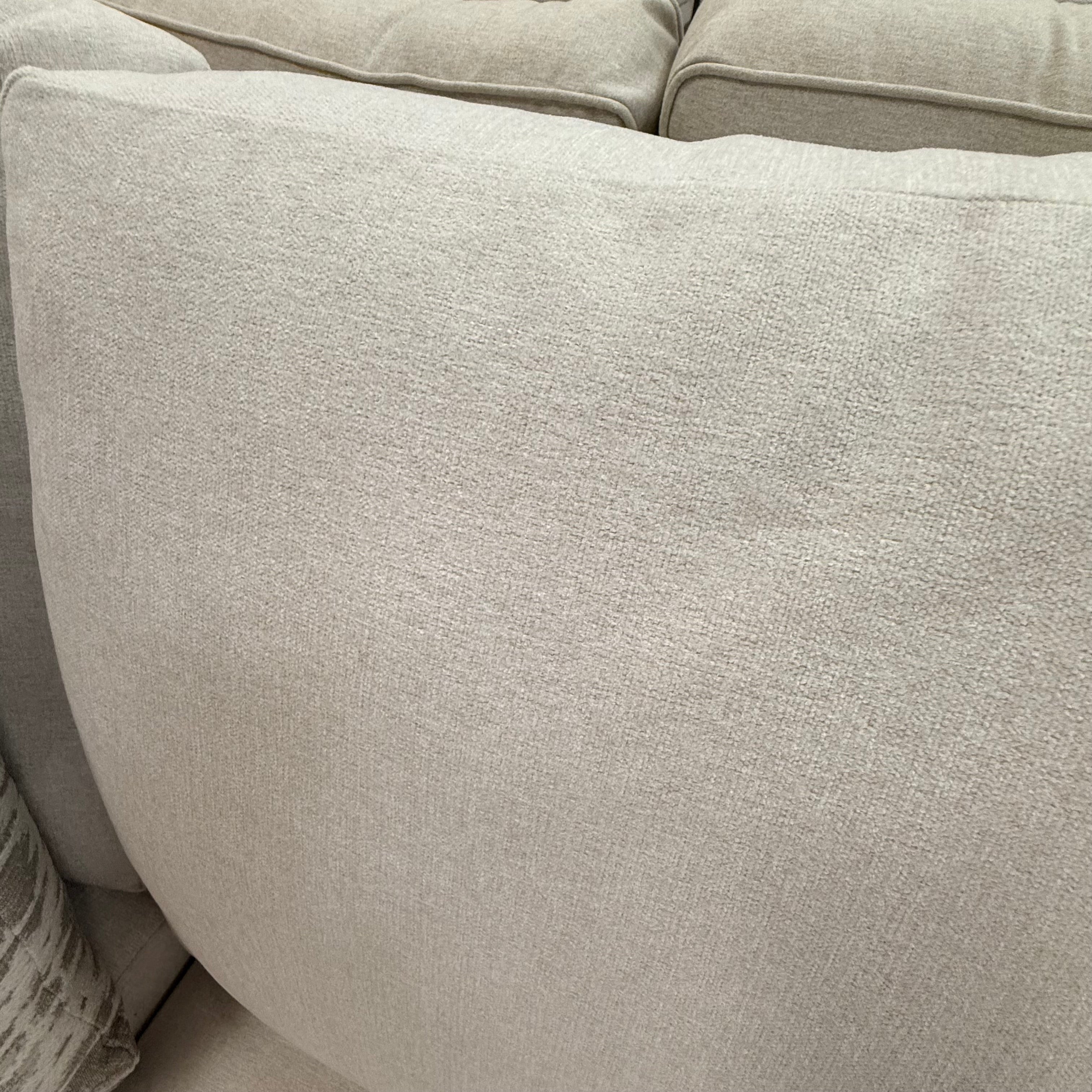 Carson 56" Sloped Track Arm 2 Cushion Loveseat - Performance Alabaster