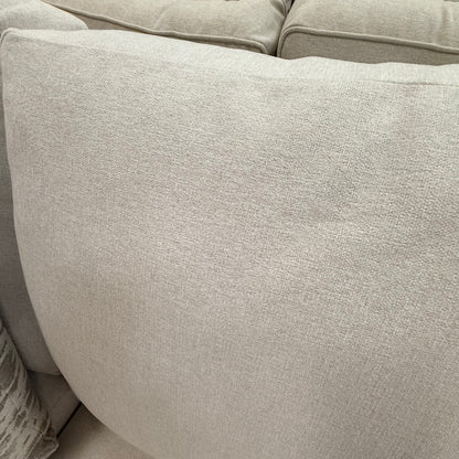 Carson 56" Sloped Track Arm 2 Cushion Loveseat - Performance Alabaster