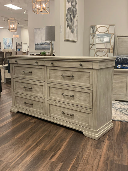 Pendleton 68" 8 Drawer Dresser - Country Gray