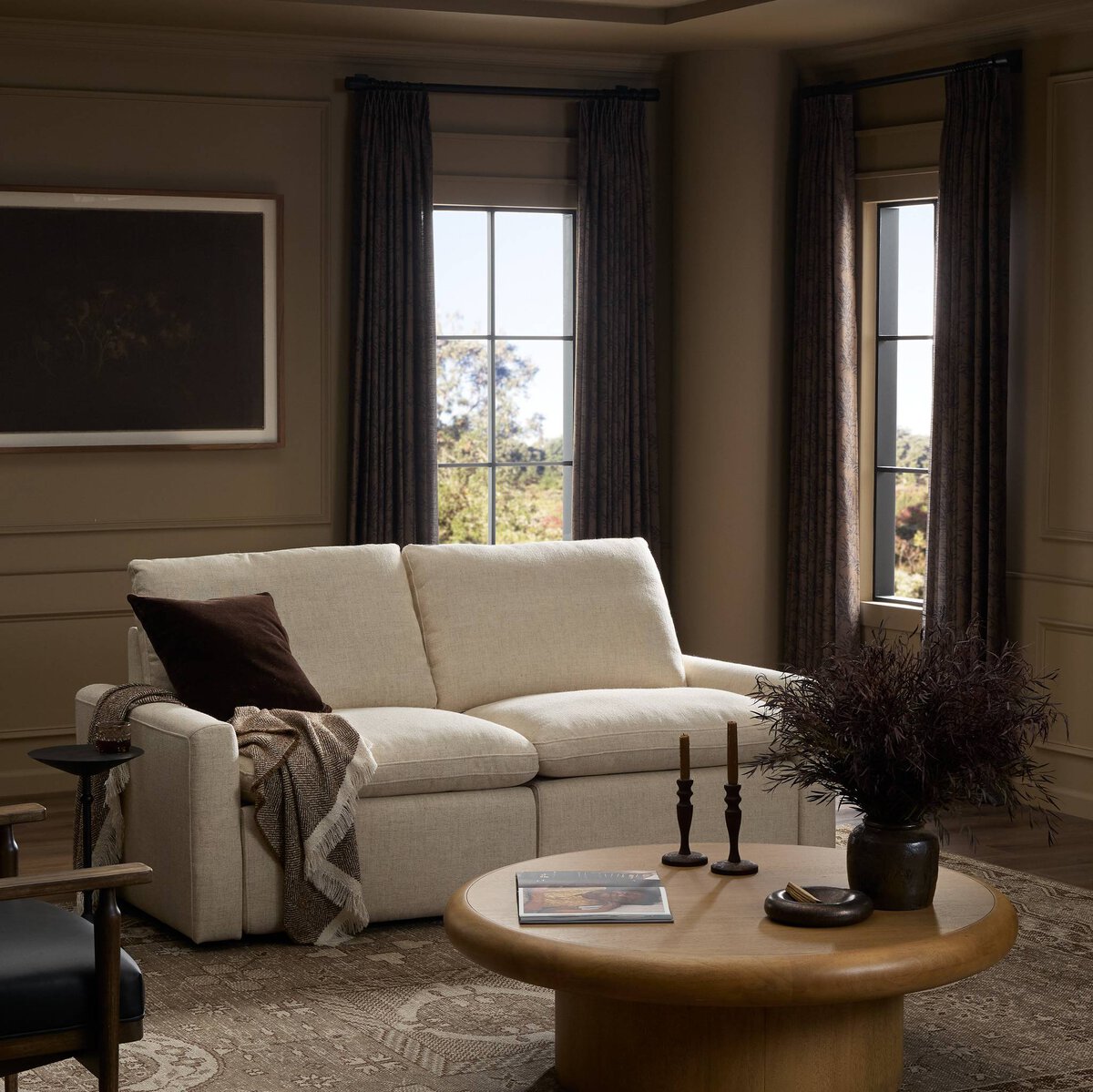 Timothy 78" 2 Cushion Power Recliner Sofa - Natural