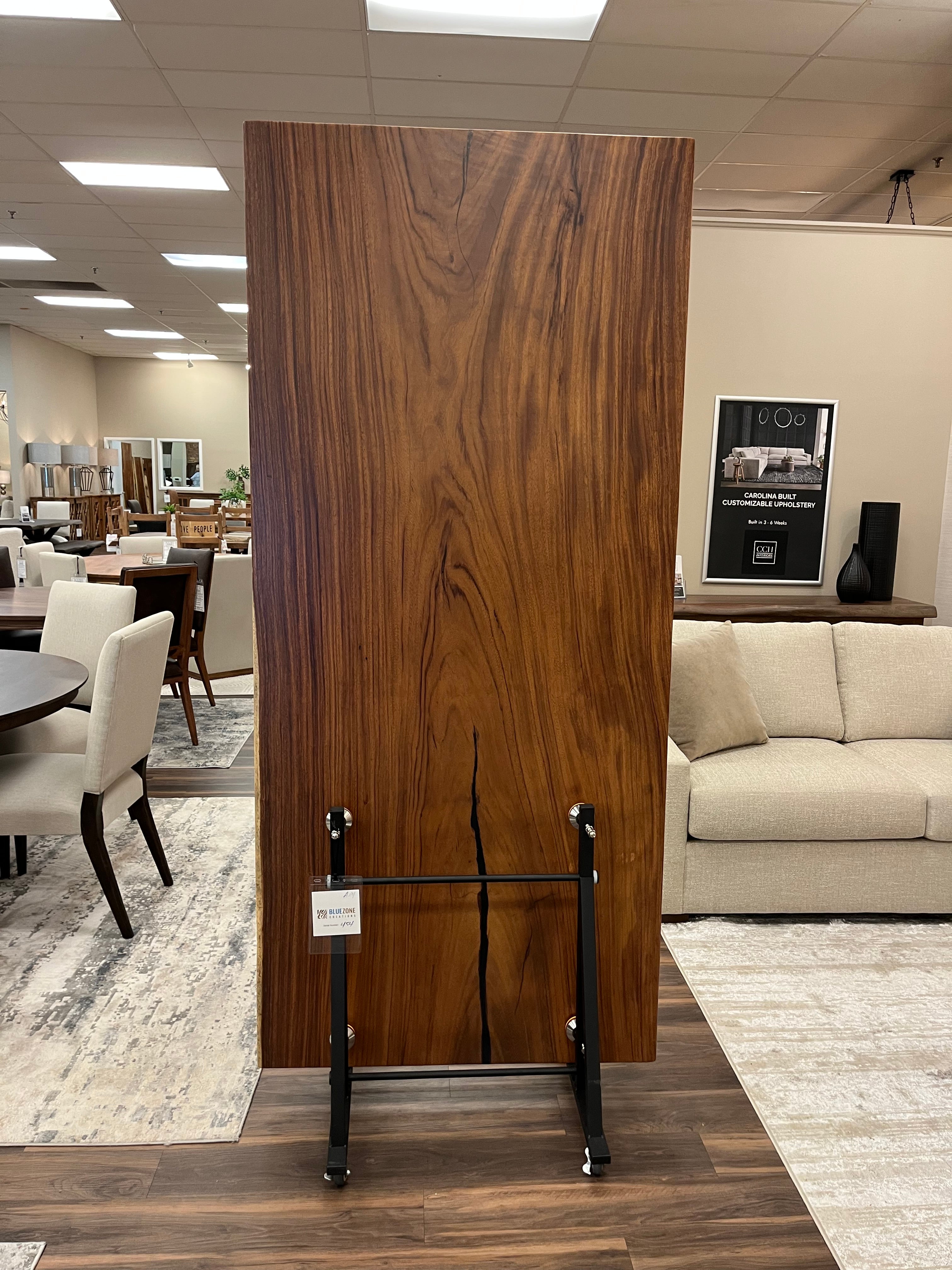 Avellanas 84" Guanacaste Live Edge Dining Table - Natural - SN454