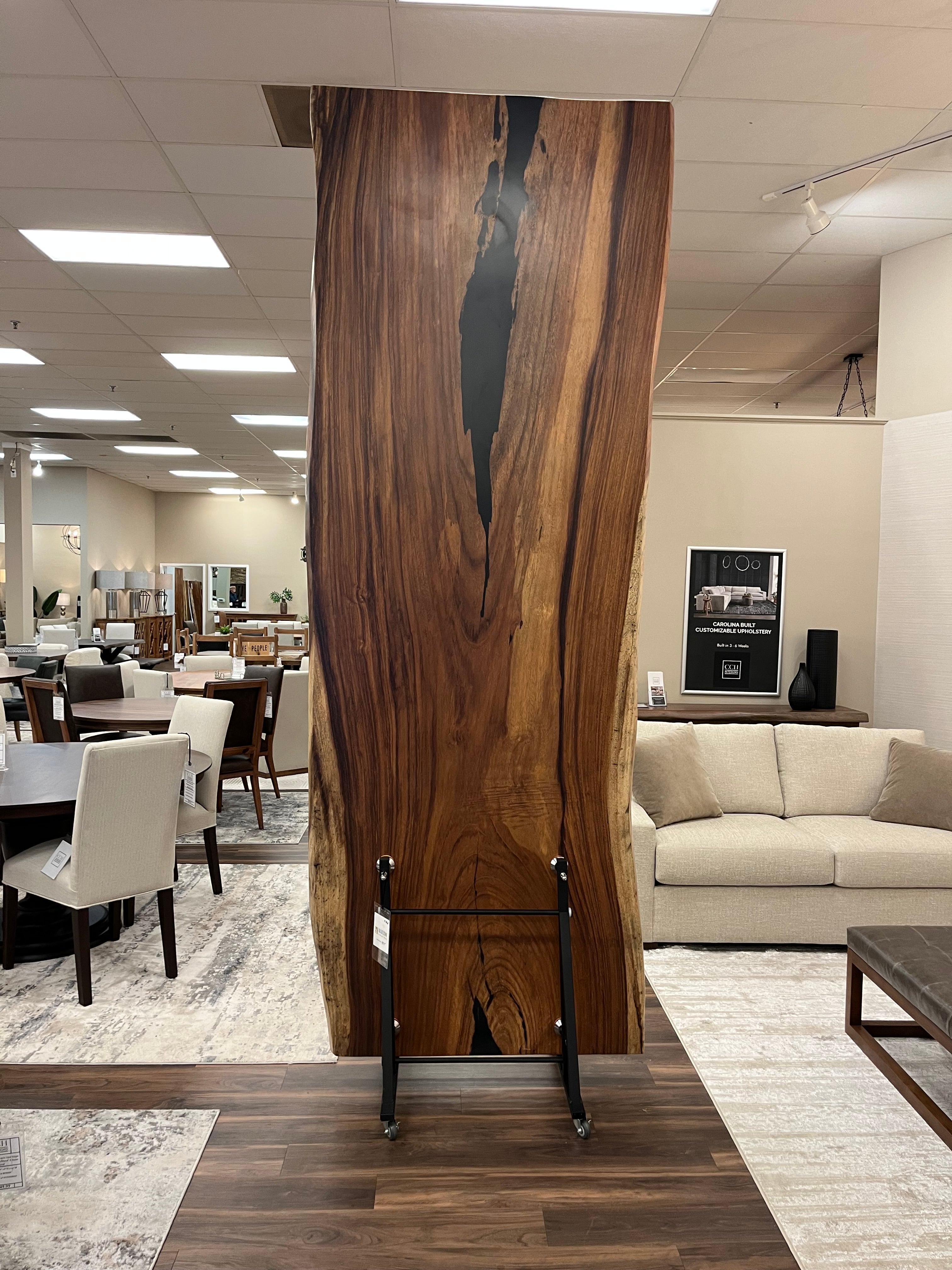 Nicoya 120" Guanacaste Live Edge Dining Table - Natural - SN455