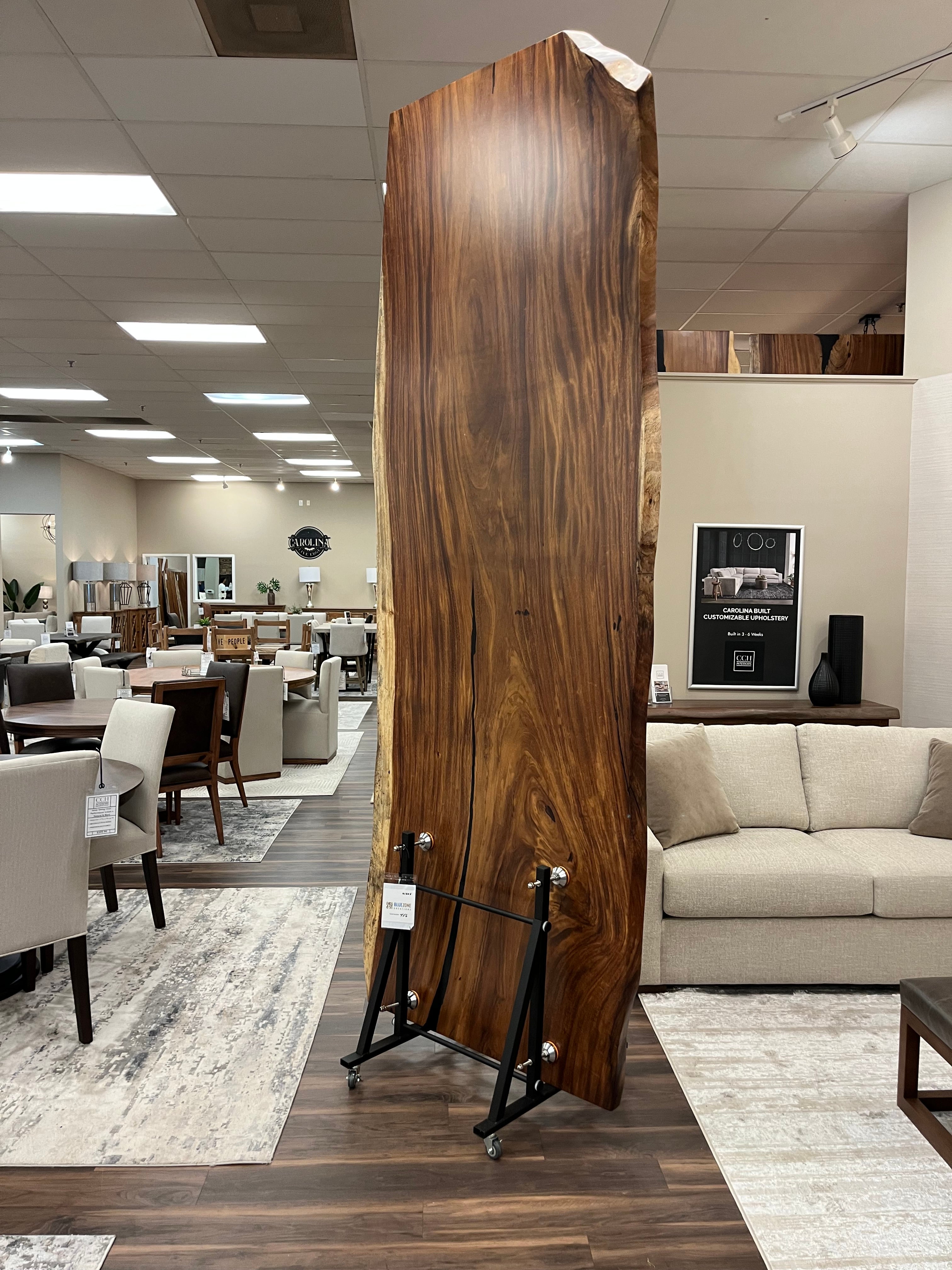 Nicoya 120" Guanacaste Live Edge Dining Table - Natural - SN456