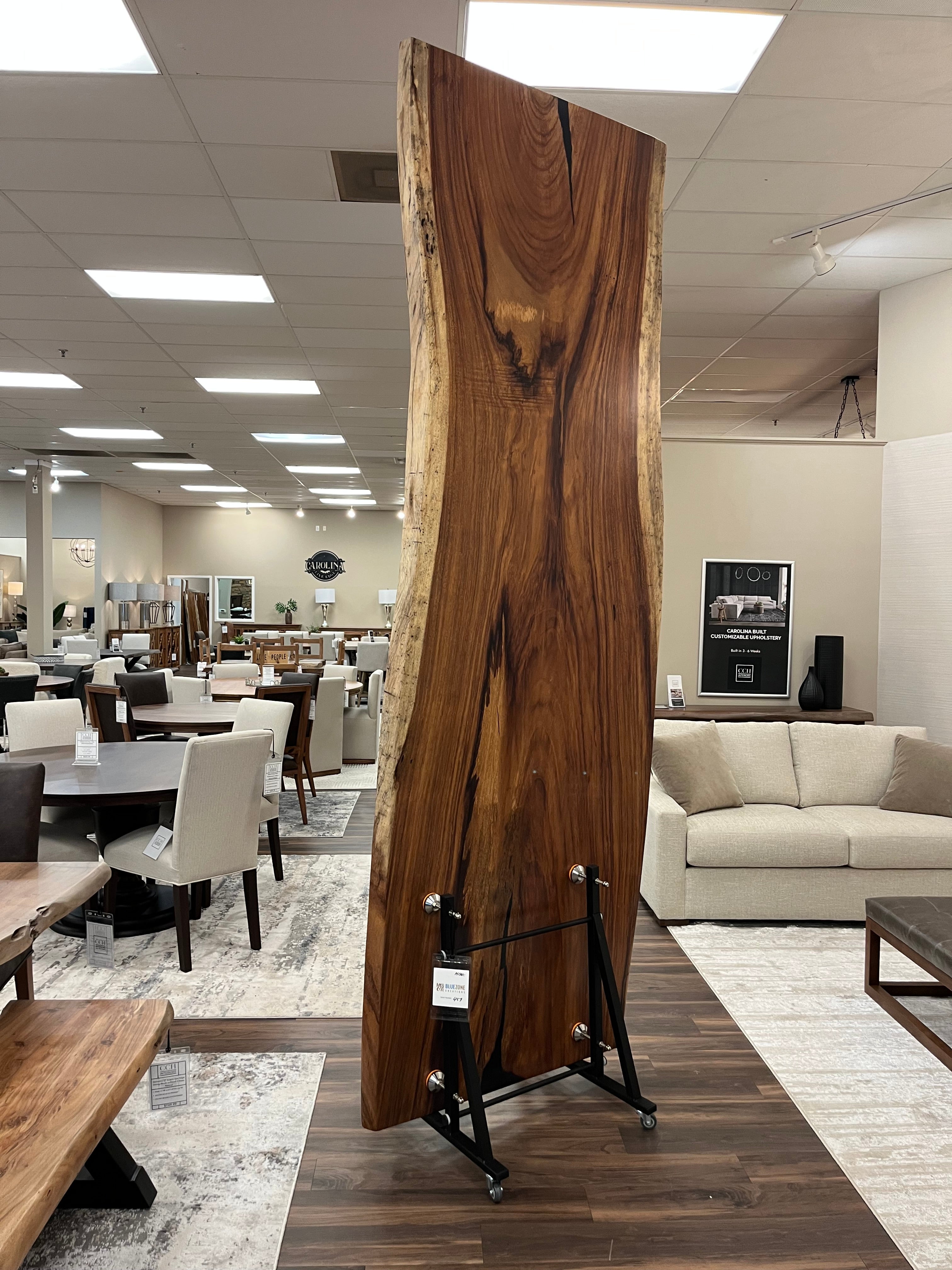 Nicoya 120" Guanacaste Live Edge Dining Table - Natural - SN457