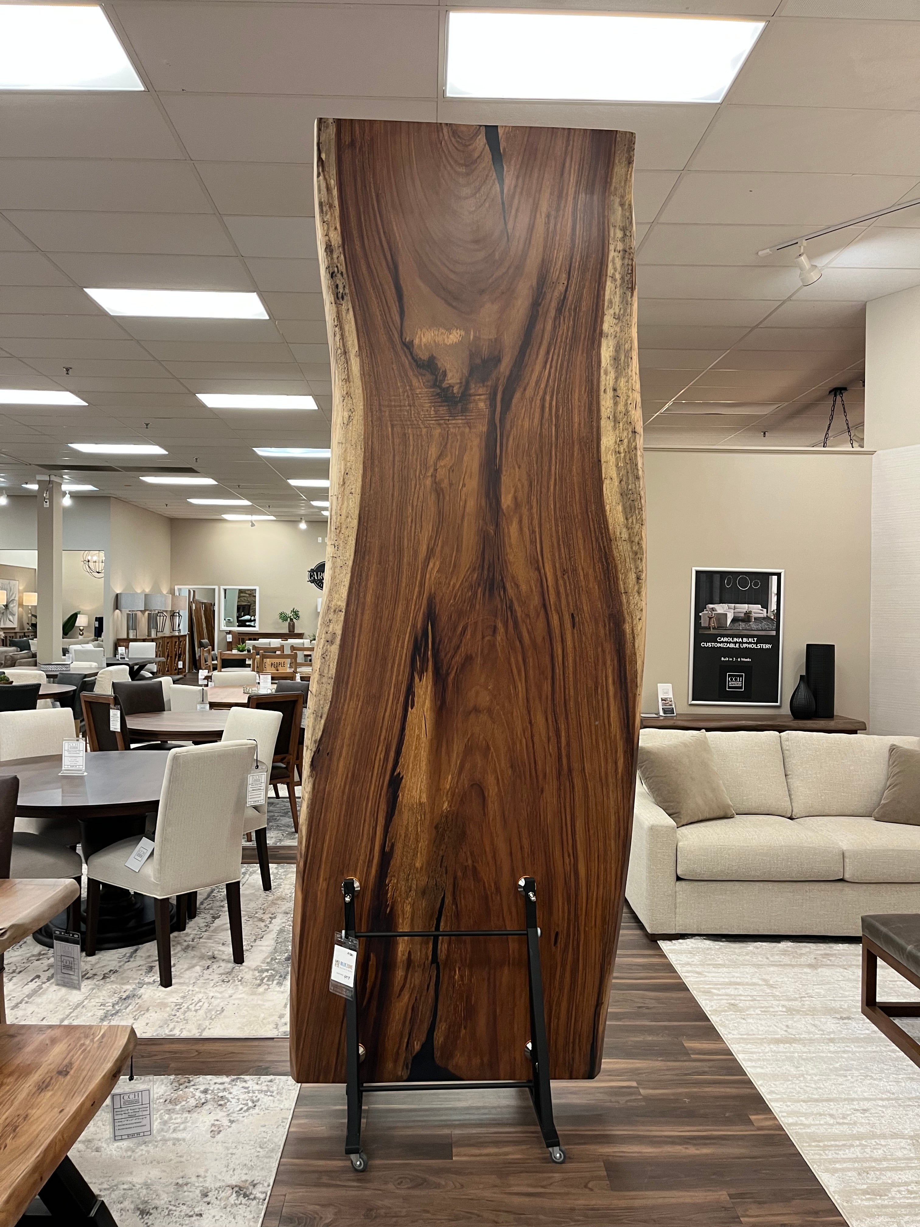 Nicoya 120" Guanacaste Live Edge Dining Table - Natural - SN457