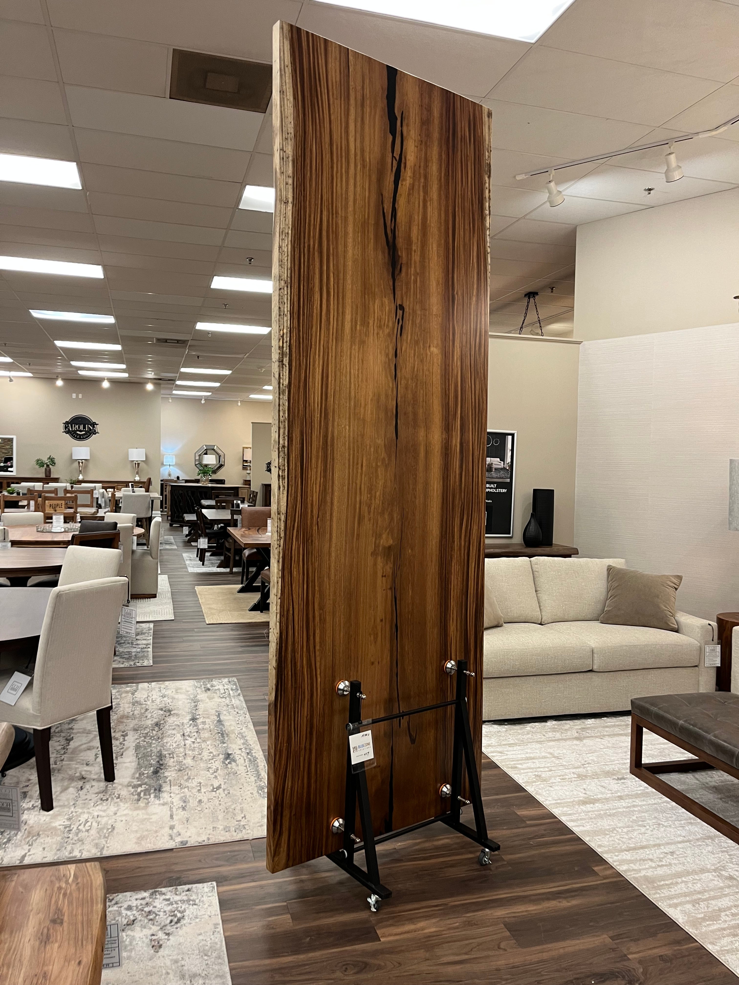 Avellanas 120" Guanacaste Live Edge Dining Table - Natural- SN459