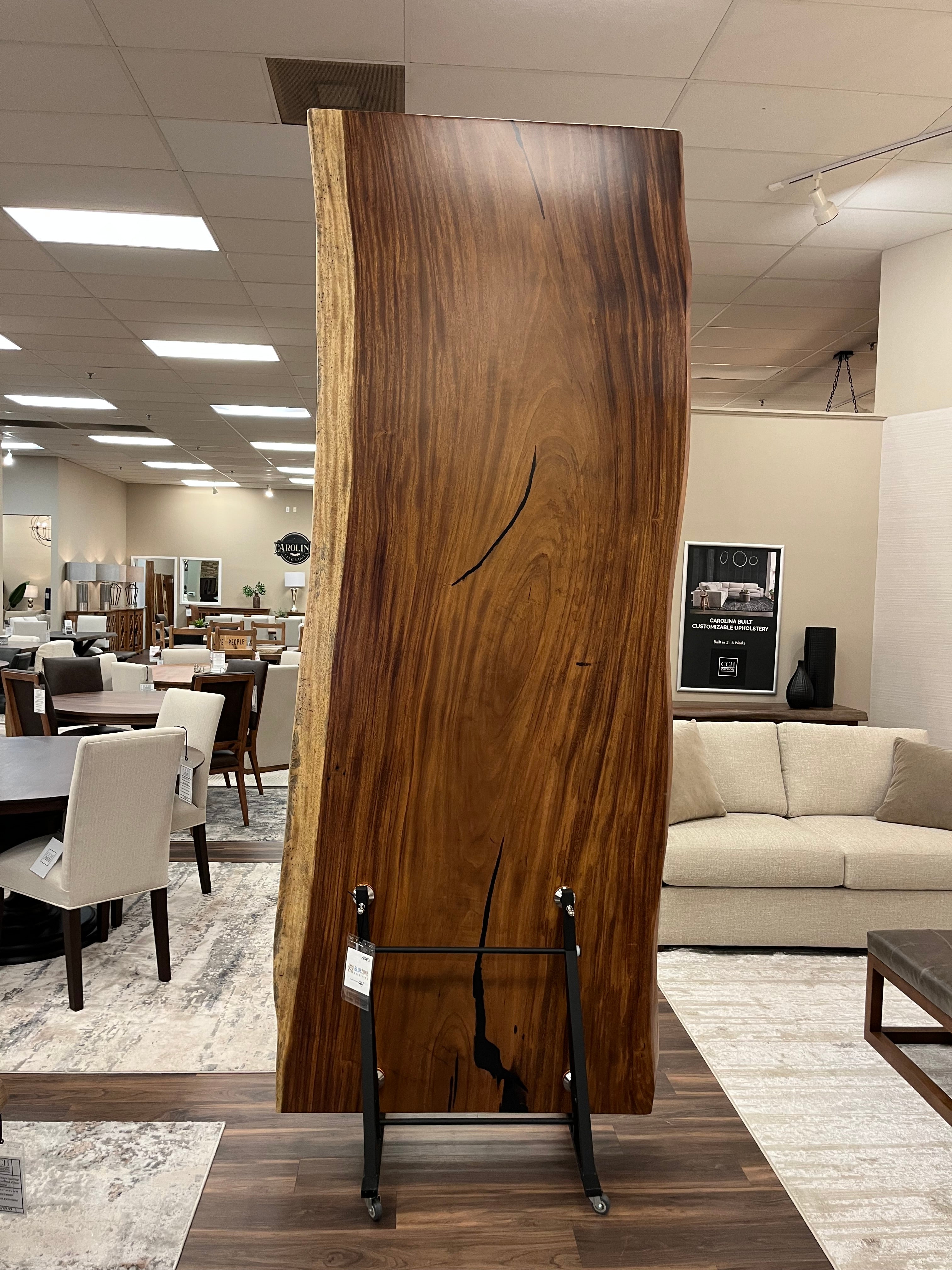 Nicoya 108" Guanacaste Live Edge Dining Table - Natural - SN461