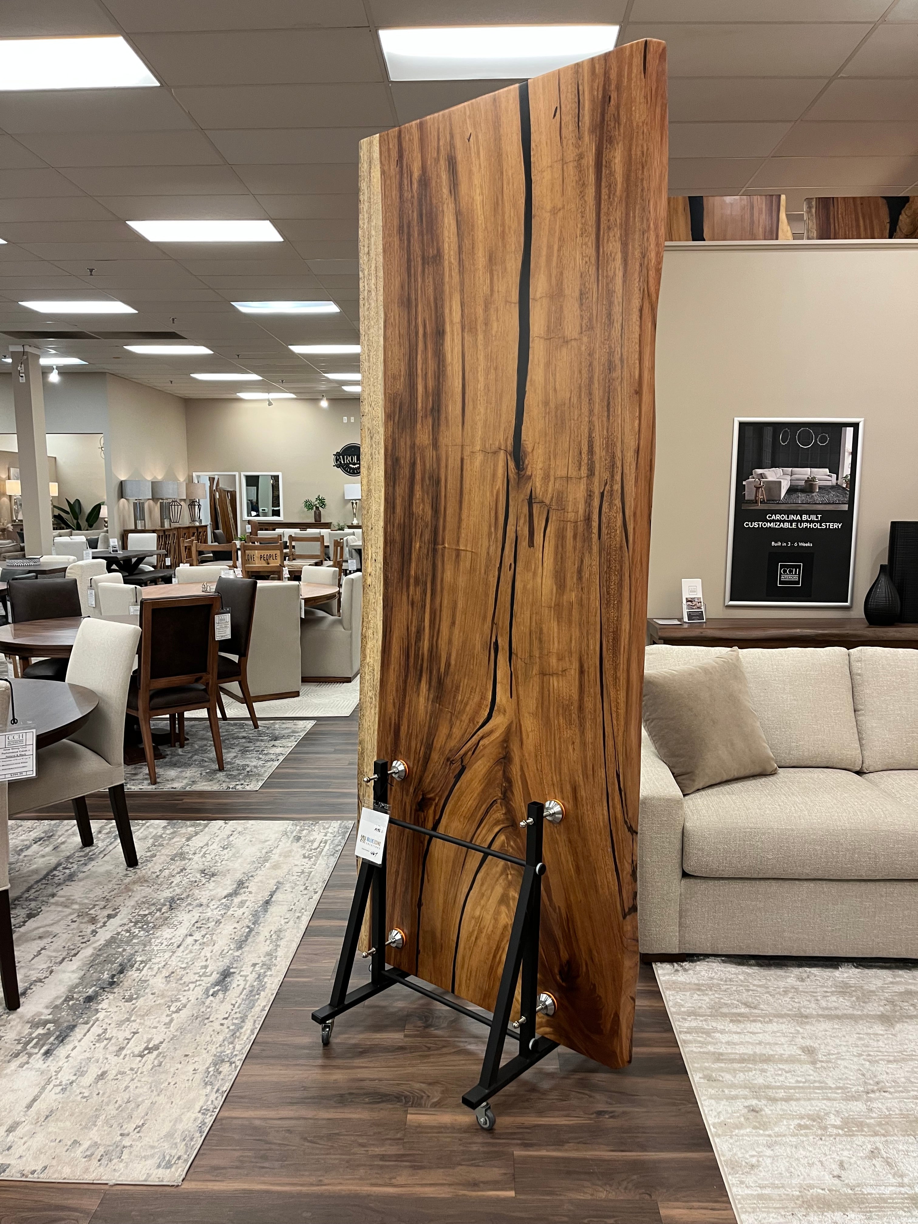 Nicoya 96" Guanacaste Live Edge Dining Table - Natural - SN467