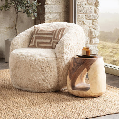 Kara 18" End Table - Natural