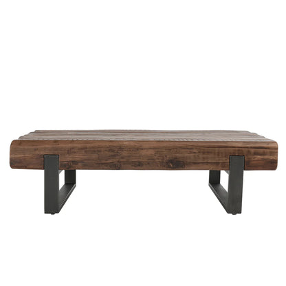 Gideon 55" Rectangle Coffee Table - Rustic Brown