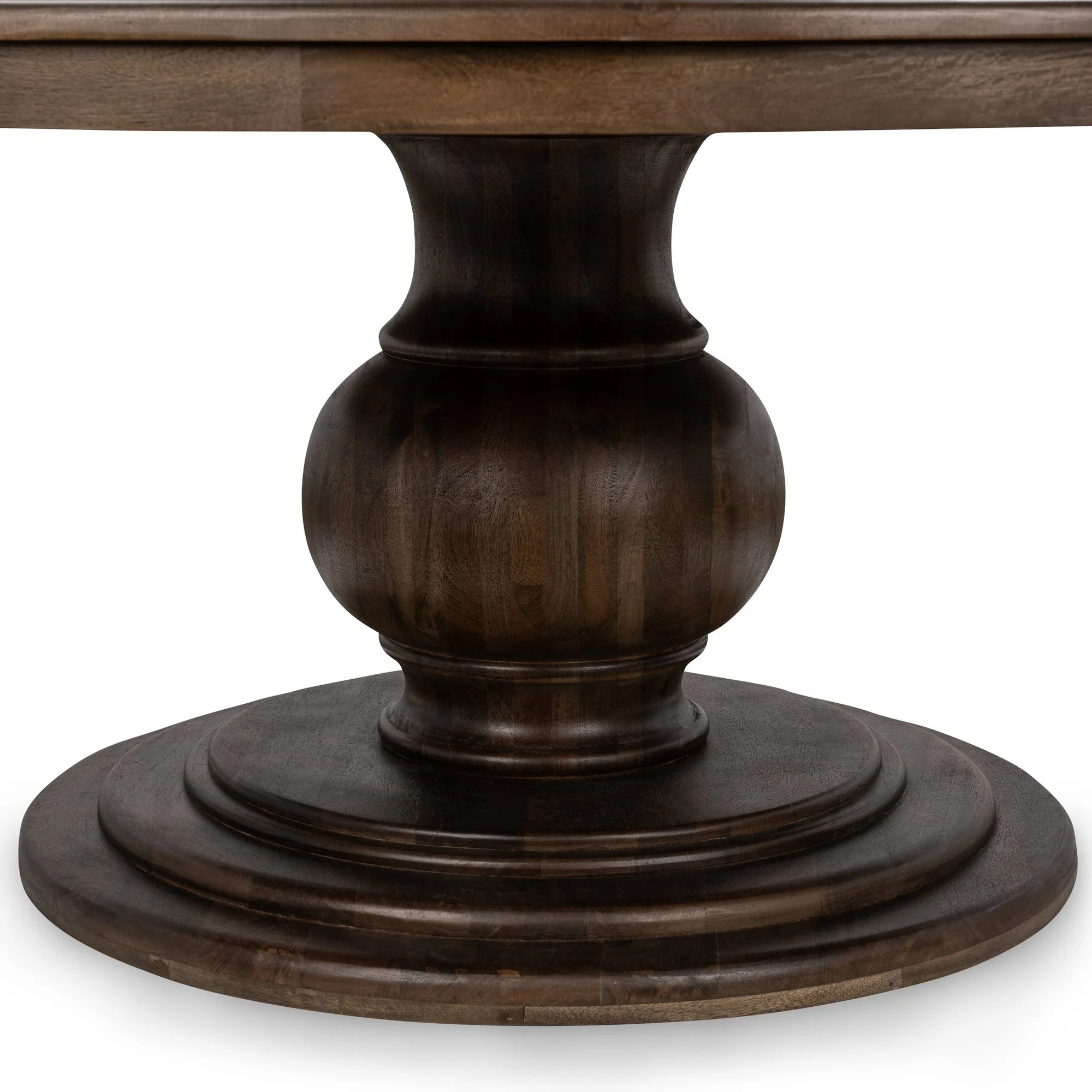 Aidan 72" Round Dining Table - Burnish Brown