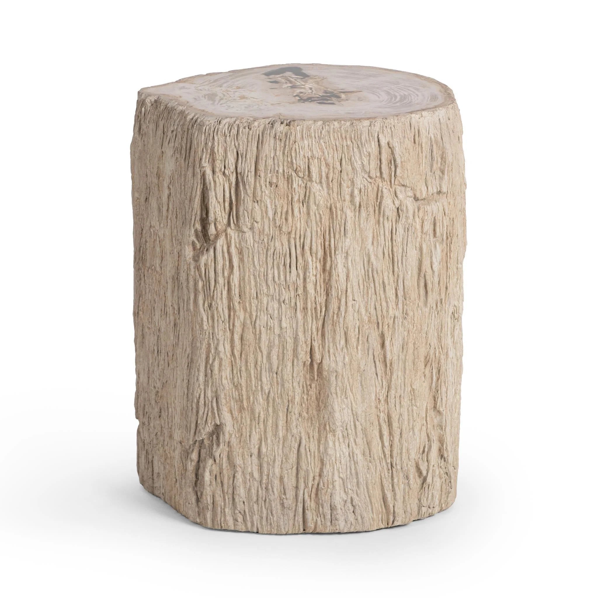 Mossi 18" Petrified Wood End Table - Coastal Birch (Copy)
