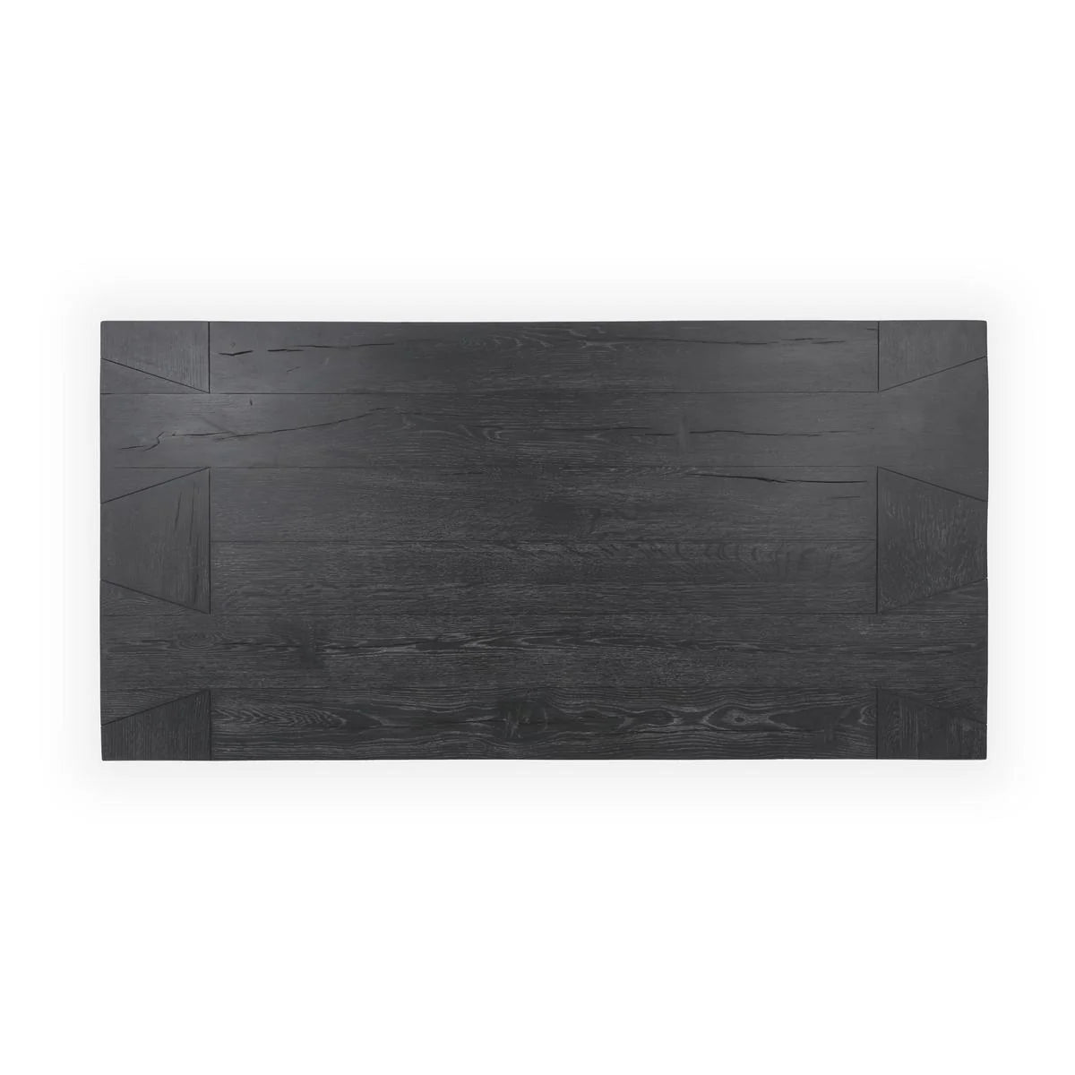 Bristow 60" Oak Rectangle Coffee Table - Aged Black