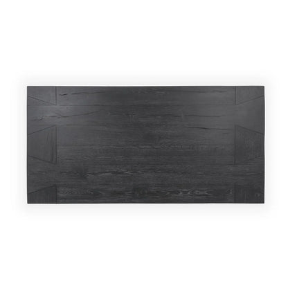 Bristow 60" Oak Rectangle Coffee Table - Aged Black