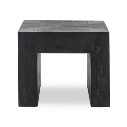 Bristow 24" Oak Square End Table - Aged Black