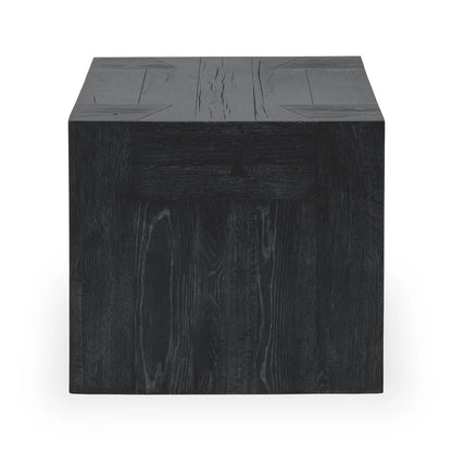 Bristow 24" Oak Square End Table - Aged Black