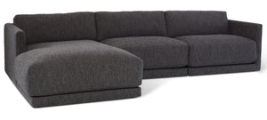 Darius 137" Three Piece Modular Sofa + Chaise