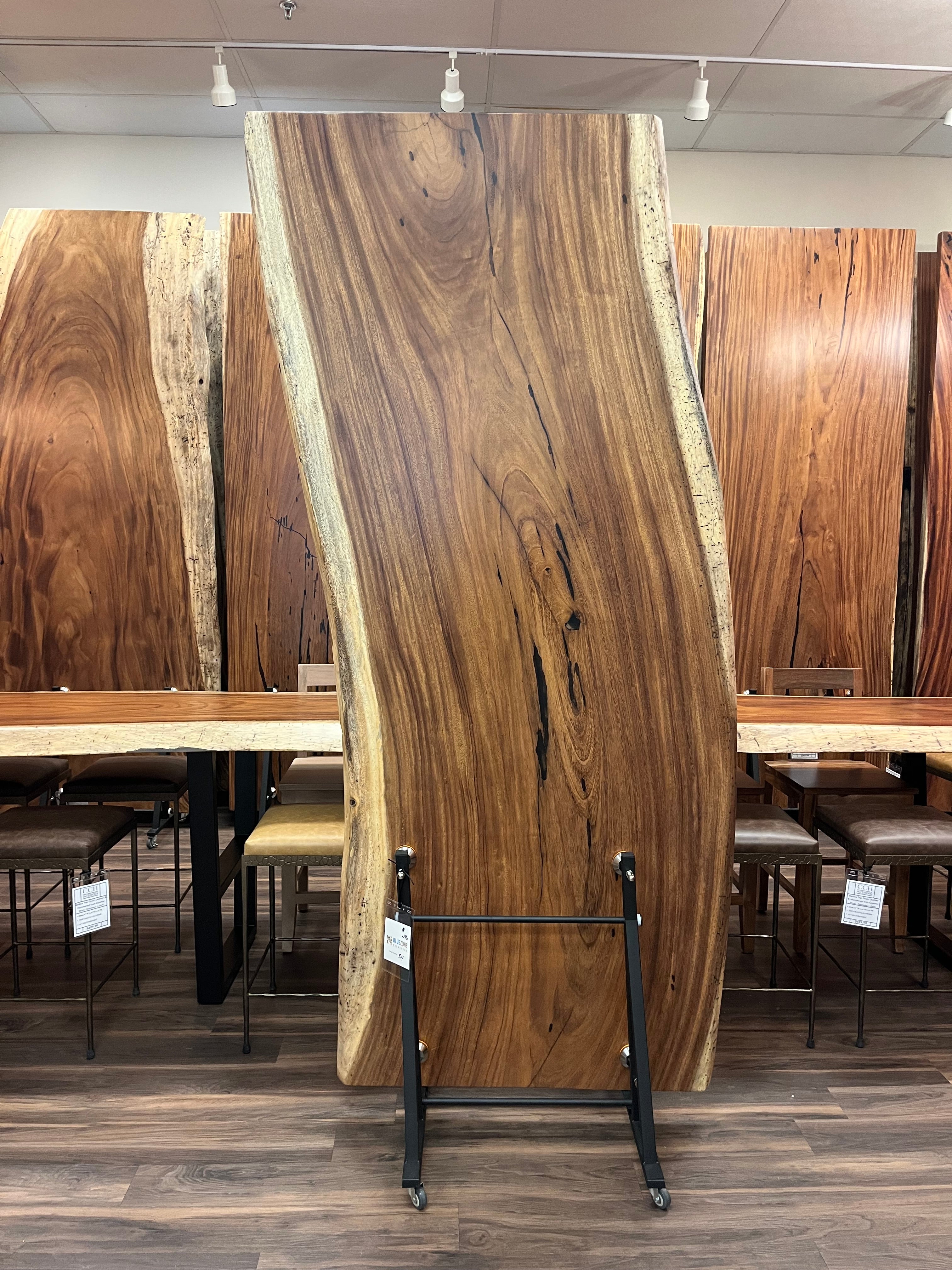 Nicoya 96" Guanacaste Live Edge Dining Table - Natural - SN514