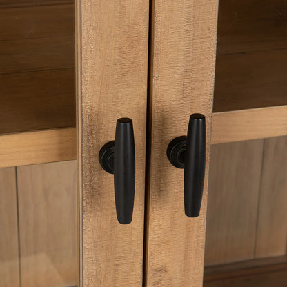 Colsen 36" 2 Door Tall Cabinet - Warm Natural