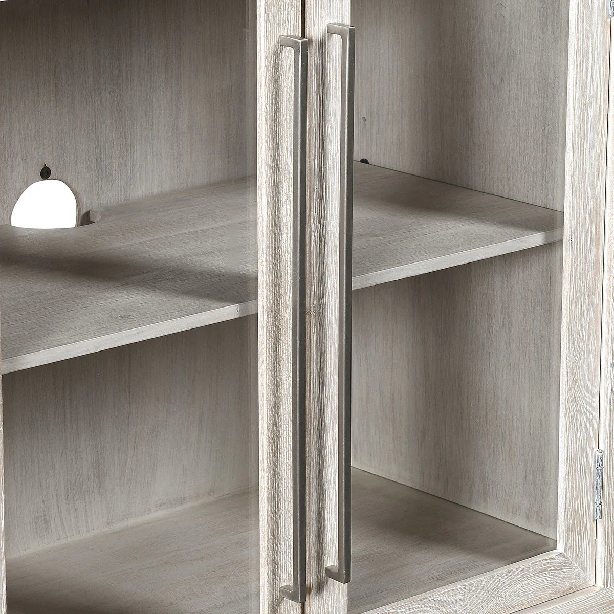 Tristan 72" Oak 4 Door Sideboard - Coastal White