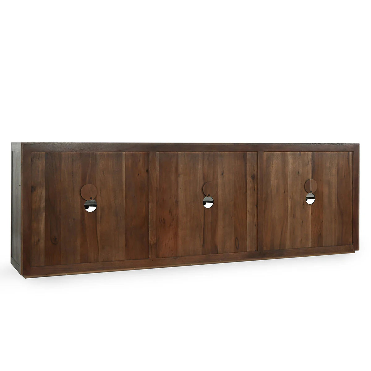 Tristan 108" Oak 6 Door Sideboard - Landmark Brown